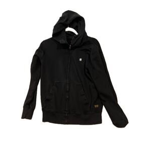 G-STAR RAW Originals Black Full Zip Hoodie - Size M